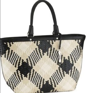 Cole Haan Genevieve plaid tote